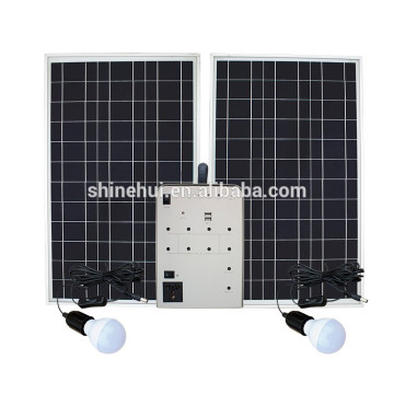 5 a 100W del sistema solar de la rejilla para el uso casero